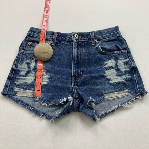 EXPRESS Waist 29-30 Medium Hand-Distressed 52RE - Picture 8 of 10